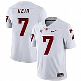 Washington State Cougars 7 Mel Hein White College Football Jersey Dzhi,baseball caps,new era cap wholesale,wholesale hats